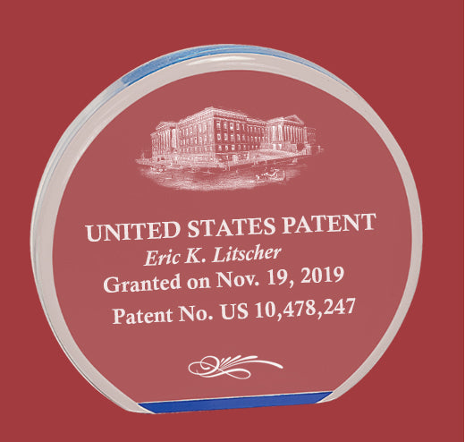 Patent Award Acrylic Disk, Table Top