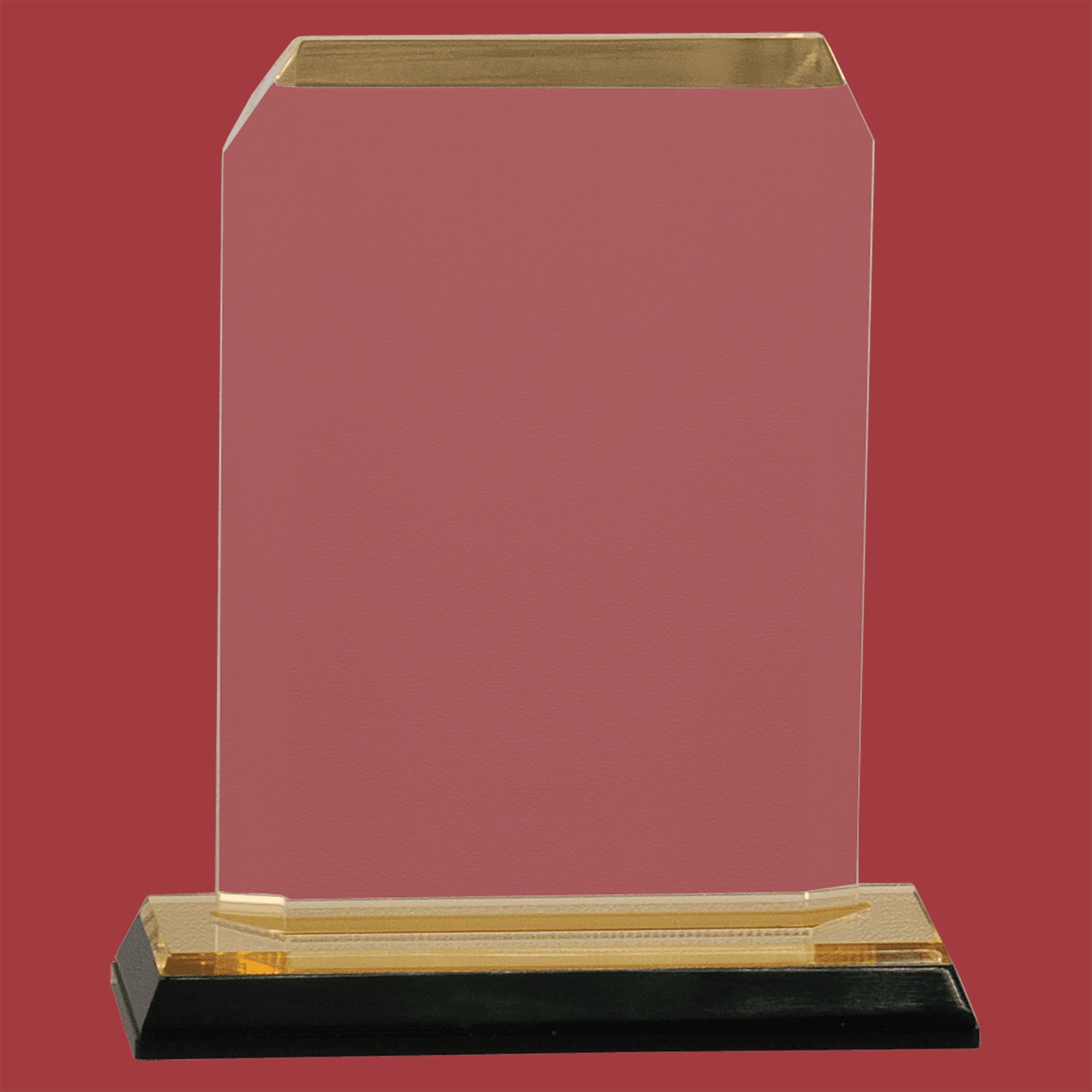 Beveled Corner Acrylic Desk Top Award