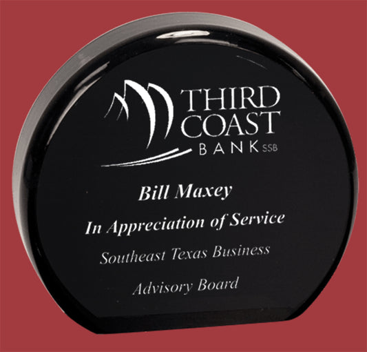 Acrylic Desk Disc Custom Award