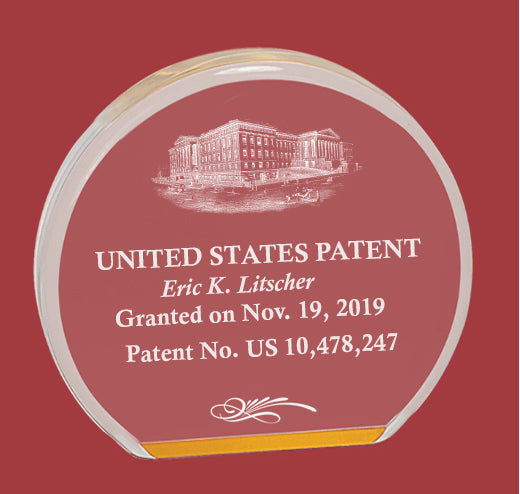 Patent Award Acrylic Disk, Table Top