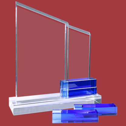 Crystal Perpetual Desk-Top Patent Award