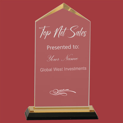 JEWEL IMPRESS ACRYLIC DEST TOP AWARD