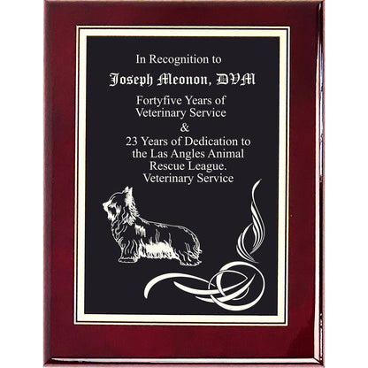 Classic Cusom Wall Plaque; Deep Etched into Engineered Brass