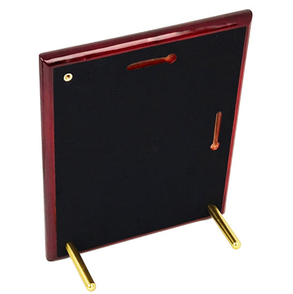 Acrylic Floating Wall or Desk Top Office Award:  Deeply Etched to Fine Definition