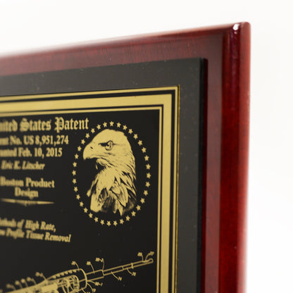 EXECUTIVE PATENT AWARD PLAQUE, "THE VICTORIAN"